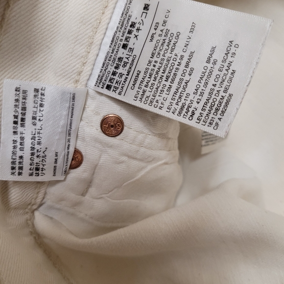 Levi’s 501 White Oak Cone Denim Sz 40x32 - Picture 7 of 8